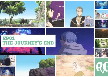 A collage of the best moments in Episode ONE of "FRIEREN, Beyond Journey's End"