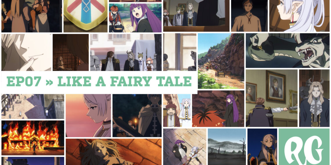 Collage of frames in Episode 07