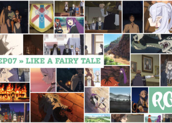 Collage of frames in Episode 07