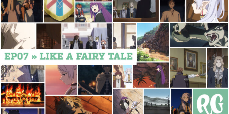 Collage of frames in Episode 07